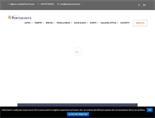 Tablet Screenshot of hotelportoconte.it